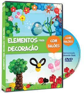 DVD ELEMENTOS PARA DECORA��O COM BAL�ES n.1 